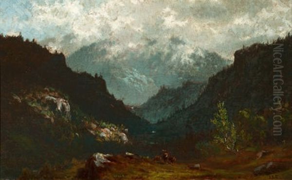 Wilmington Pass, Adirondacks Oil Painting by John Joseph Enneking