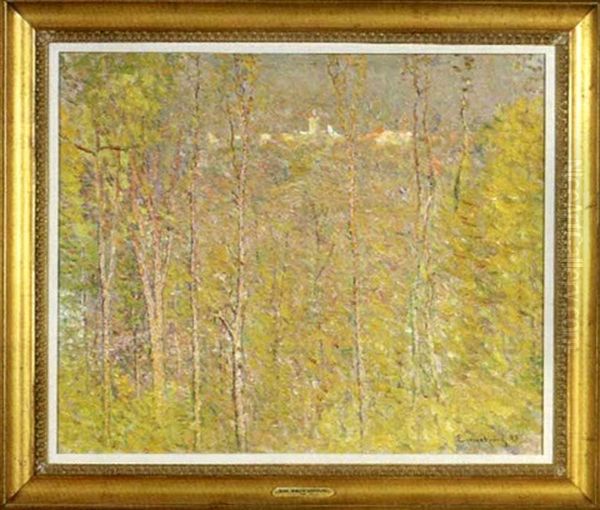 Autumn Oil Painting by John Joseph Enneking