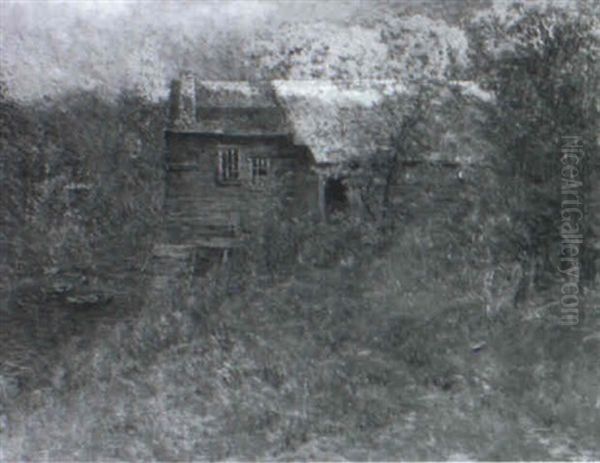 The Cabin Oil Painting by John Joseph Enneking