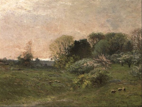 Springtime Oil Painting by John Joseph Enneking