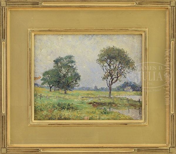 Grey Day Oil Painting by Joseph Eliot Enneking