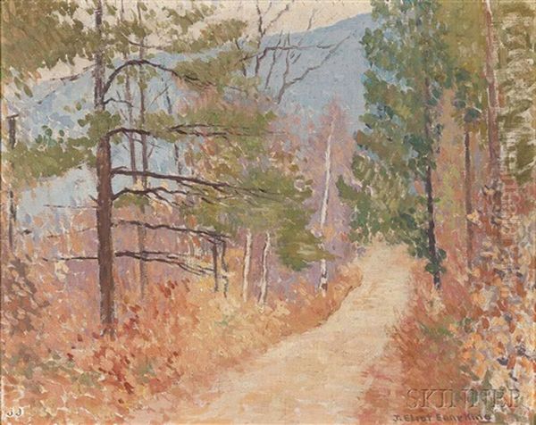 Mountain Road Oil Painting by Joseph Eliot Enneking