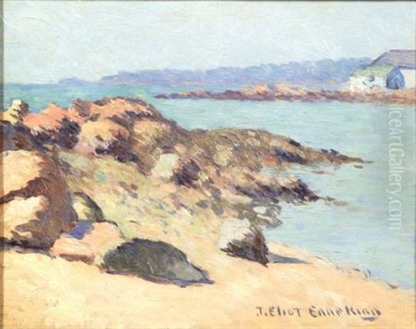 View Of Gloucester Harbor Oil Painting by Joseph Eliot Enneking