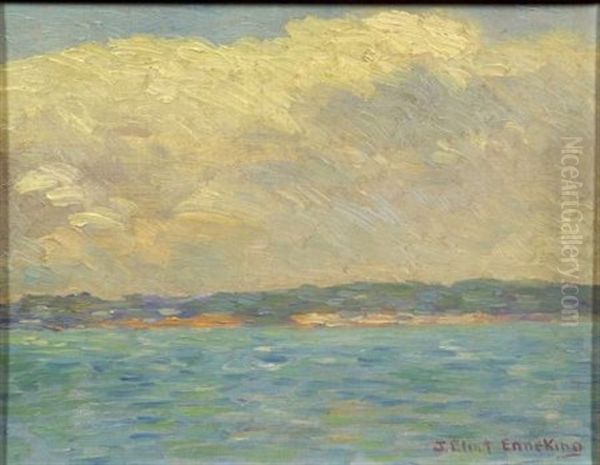 Summer Clouds, East Gloucester, Massachusetts Oil Painting by Joseph Eliot Enneking