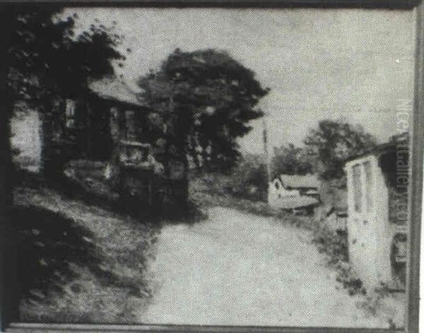 Potter's Lane Oil Painting by Joseph Eliot Enneking