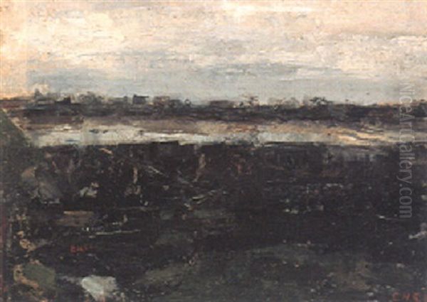 Landscape Oil Painting by James Ensor