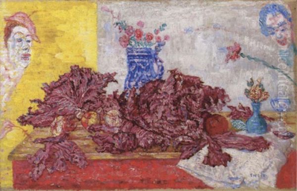 Choux - Rode Bieten Oil Painting by James Ensor