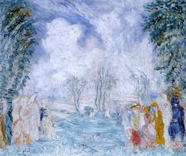 Le Jardin D'amour Oil Painting by James Ensor