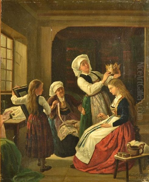 Preparing The Bride (+ Just Married; 2 Works) by Rudolf Epp