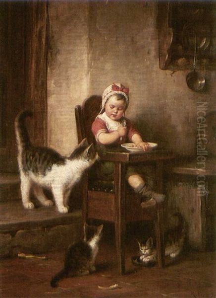 The Intruder Oil Painting by Rudolf Epp