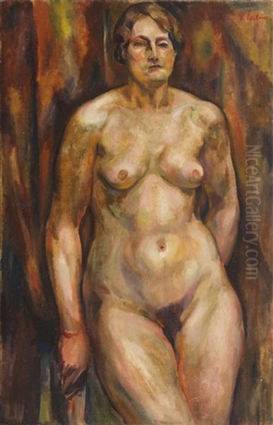 Nude Oil Painting by Henri Epstein