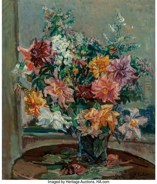 Summer Bouquet Oil Painting by Henri Epstein