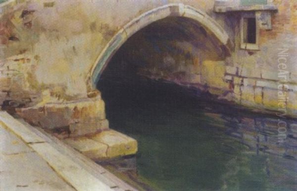 Brucke Oil Painting by Jehudo Epstein