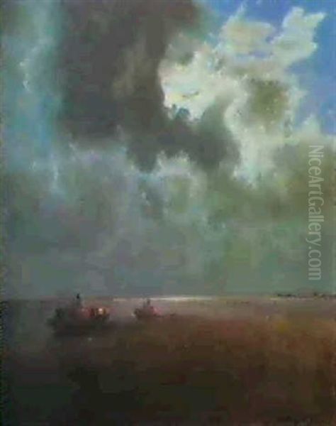 Abend Oil Painting by Jehudo Epstein