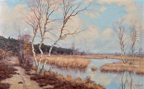 Paysage D'automne Oil Painting by Arthur Erarts