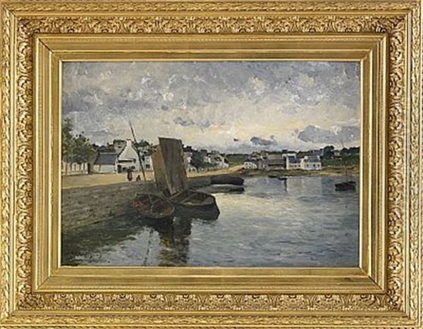 Concarneau Oil Painting by Johan Ericson