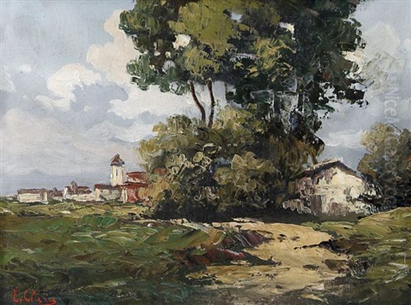 Paesello Del Canavese Oil Painting by Clara Ermanno