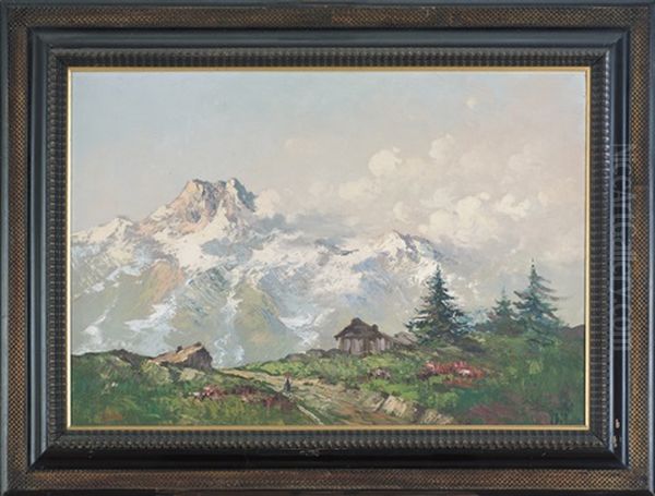 Paesaggio Montano Oil Painting by Clara Ermanno