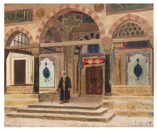 Camii Onu Oil Painting by Rudolf Ernst