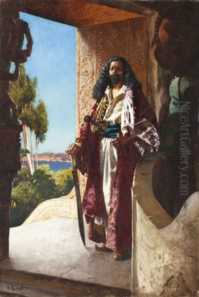 Le Prince Oriental Oil Painting by Rudolf Ernst