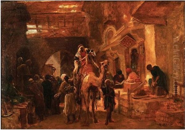 Middle Eastern Market by Rudolf Ernst