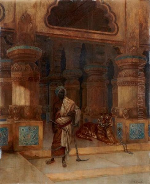 Le Gardien Du Temple Oil Painting by Rudolf Ernst