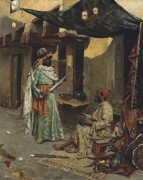 The Arms Merchant Oil Painting by Rudolf Ernst