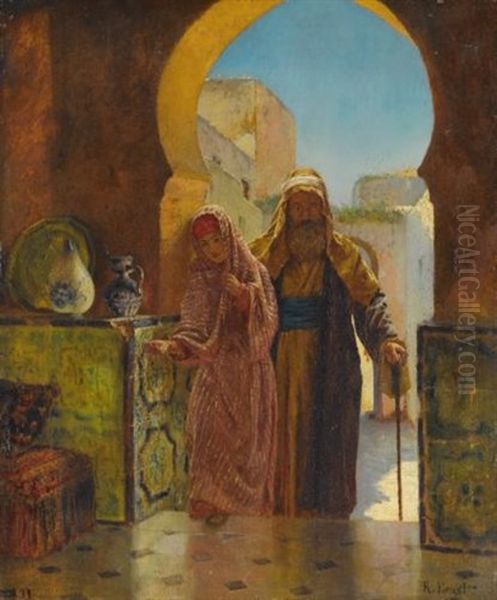 A Helping Hand by Rudolf Ernst