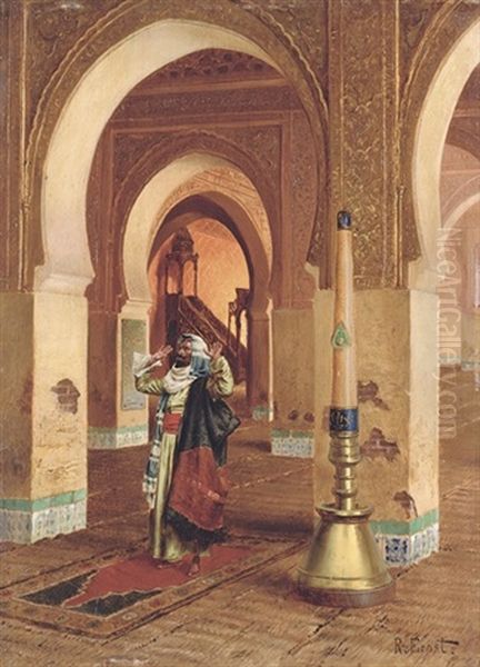 The Prayer Oil Painting by Rudolf Ernst