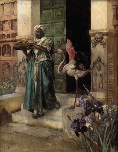 Avaricious Eyes Oil Painting by Rudolf Ernst