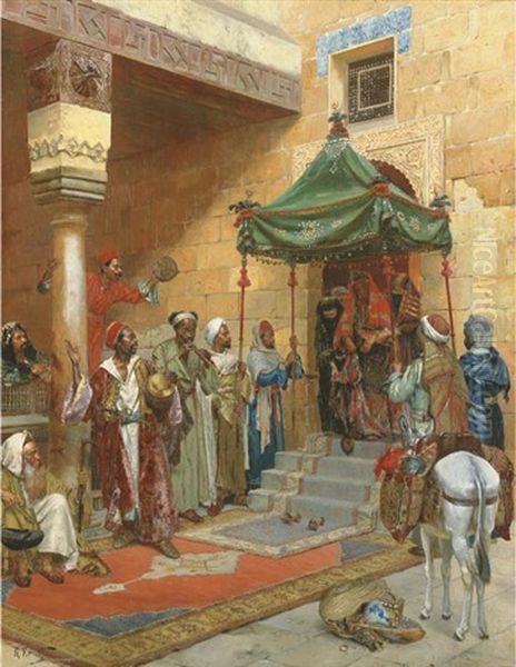 The Bride Oil Painting by Rudolf Ernst