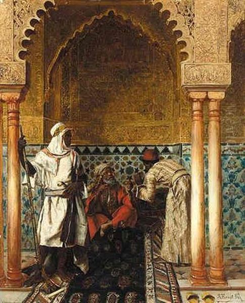 Der Weise (the Sage) Oil Painting by Rudolf Ernst