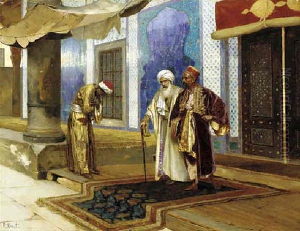 Le Pacha Oil Painting by Rudolf Ernst