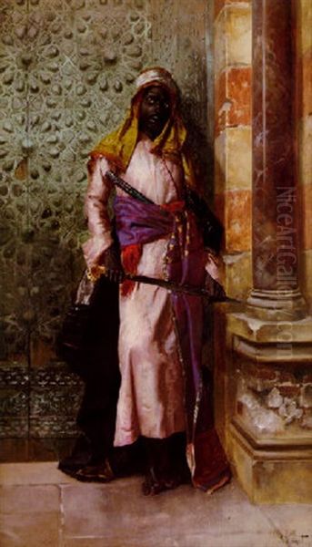 The Palace Guard Oil Painting by Rudolf Ernst