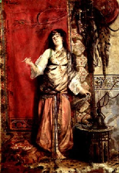 The Odalisque Oil Painting by Rudolf Ernst