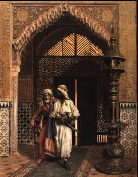 After Prayer Oil Painting by Rudolf Ernst