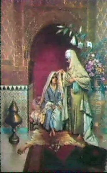 La Favorite Oil Painting by Rudolf Ernst