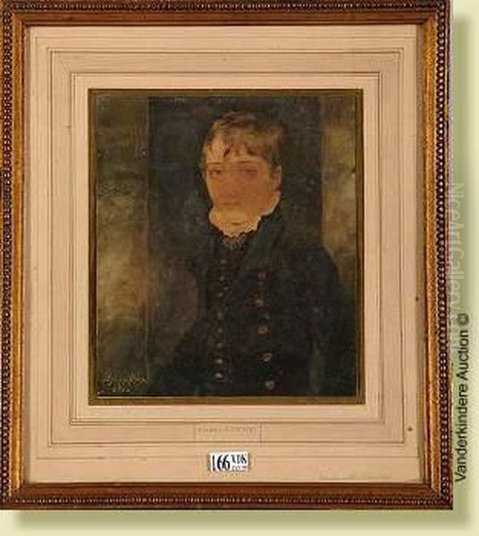 Portrait D'un Jeune Garcon Oil Painting by Harry Ashby