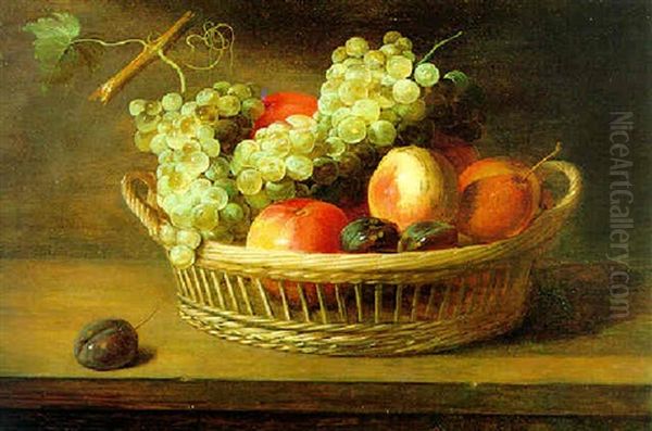 Korb Mit Fruchten Oil Painting by Jacob Fopsen van Es