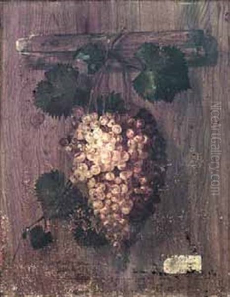 Racimos De Uvas (pair) Oil Painting by Jose Marie Escacena y Daza