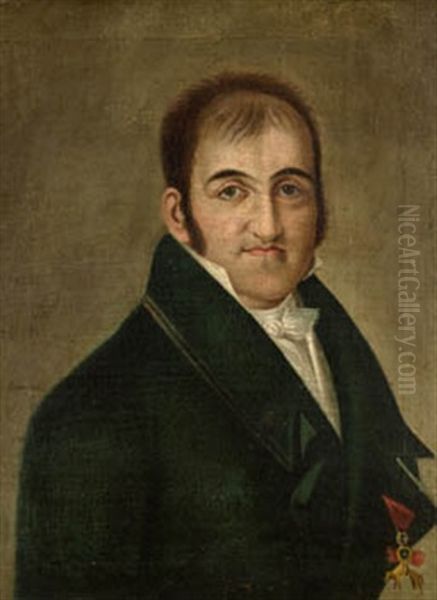 Retrato De Fernando Vii Oil Painting by Vicente Escobar