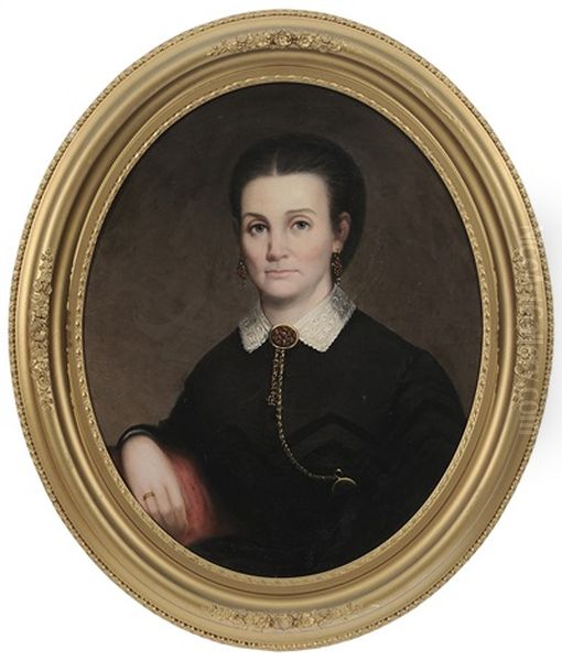 Rebecca Jane Whea Ament (1831-1913) Oil Painting by Aaron C. Eshelman