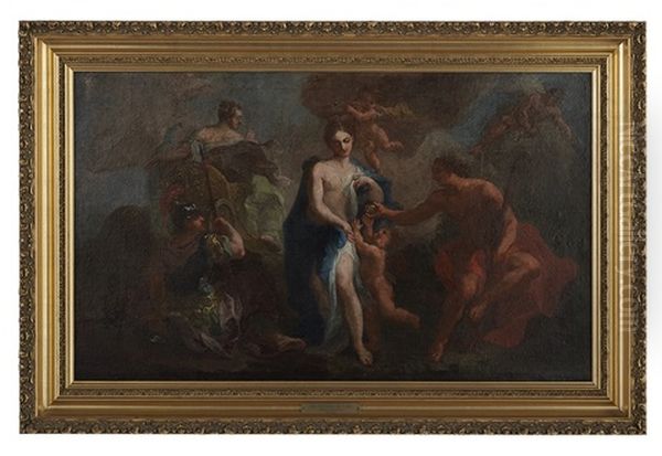 Judgment Of Paris Oil Painting by Joseph Esperling