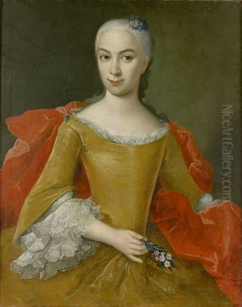 Portrat Von Maria Magdalena Preiswerk Oil Painting by Joseph Esperling