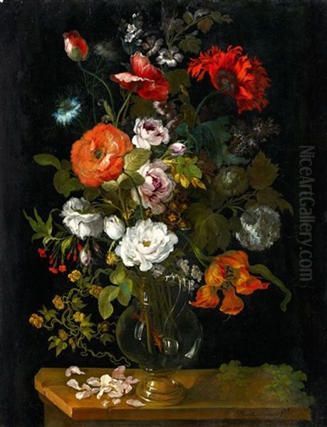 Flower Still Life Oil Painting by Benito Espinos