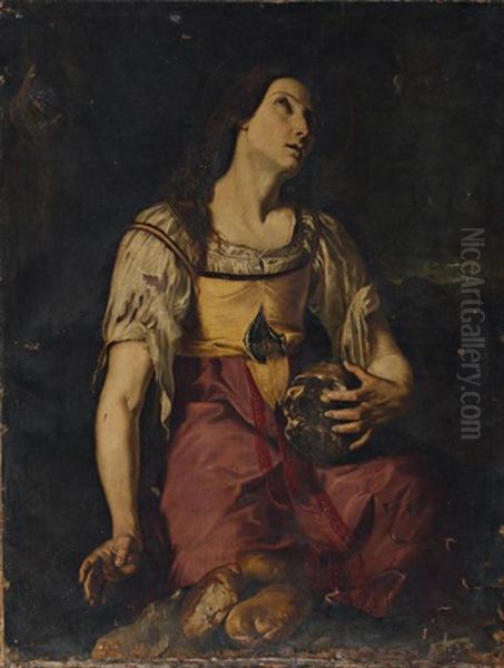 Santa Maria Egipciaca Oil Painting by Jeronimo Jacinto Espinosa