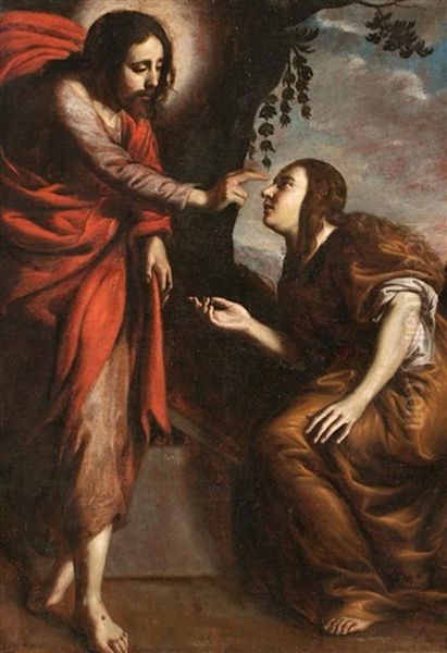 Noli Me Tangere Oil Painting by Jeronimo Jacinto Espinosa