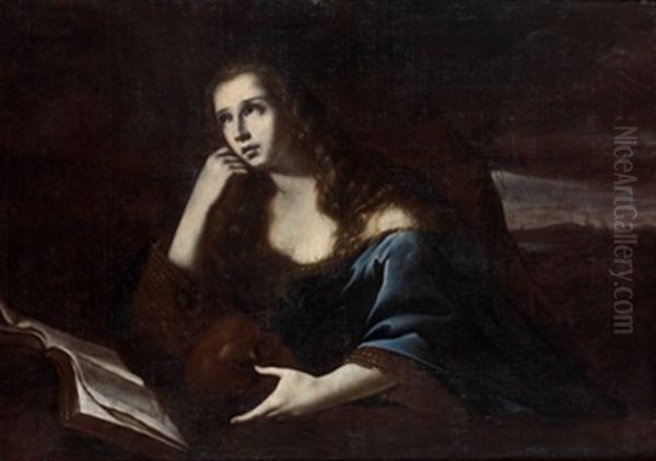 Magdalena Oil Painting by Jeronimo Jacinto Espinosa