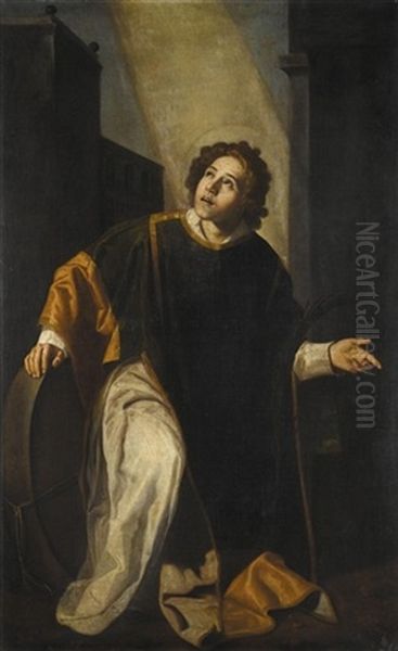 Saint Vincent Of Saragossa Oil Painting by Jeronimo Jacinto Espinosa