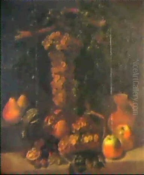 Still-life With Grapes Oil Painting by Juan Bautista de Espinosa